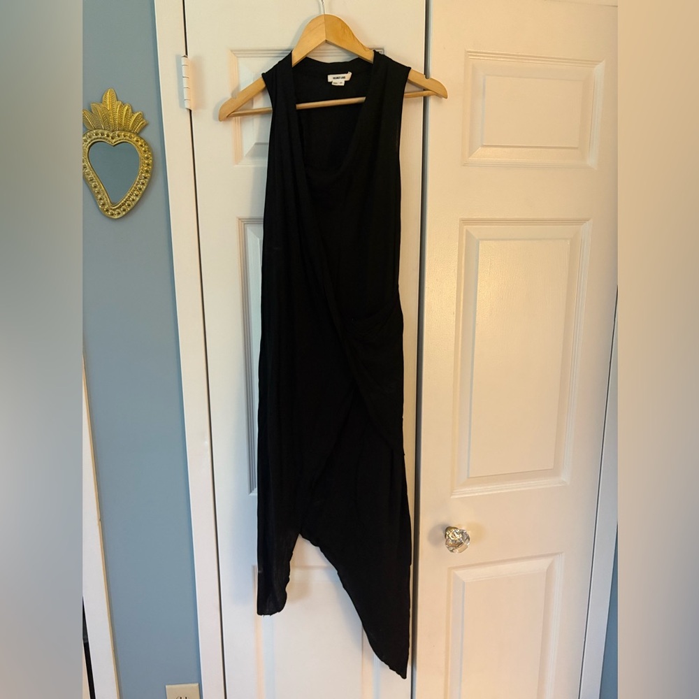 Helmut Lang Asymmetrical Black Dress